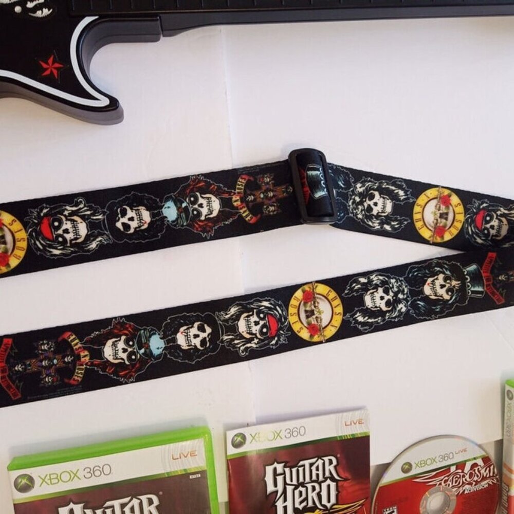 Gibson Les paul Controller XBox 360 Guitar Hero Bundle with Strap 6 Games Band - Picture 4 of 8